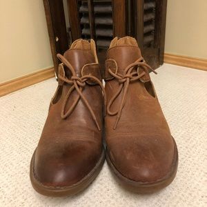 Born Leather & Suede Booties